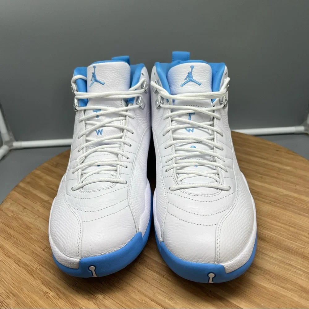 Air Jordan 12 Retro Melo 2025 Men’s 11.5 CT8013-112 White University‎ Blue UNC